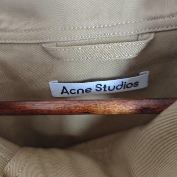 Acne Studios Beige Double-Breasted Jacket by Acne Studios - Picture 5 of 10